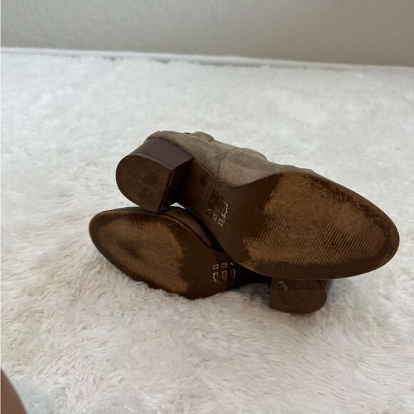 Madewell The Regan Suede in Wet Pebble Ankle Boots Size 6.5 - Picture 8 of 10